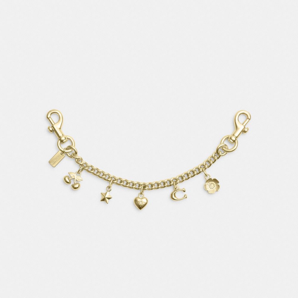 coach gold swagger chain with charms CAX00-IMGLD