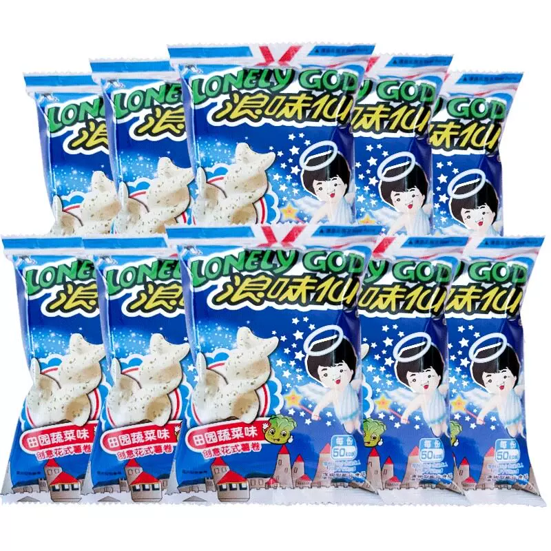旺旺浪味仙蔬菜味10g*20包