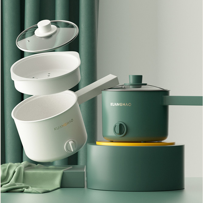 电煮锅宿舍家用多功能一体不粘锅小型小电锅