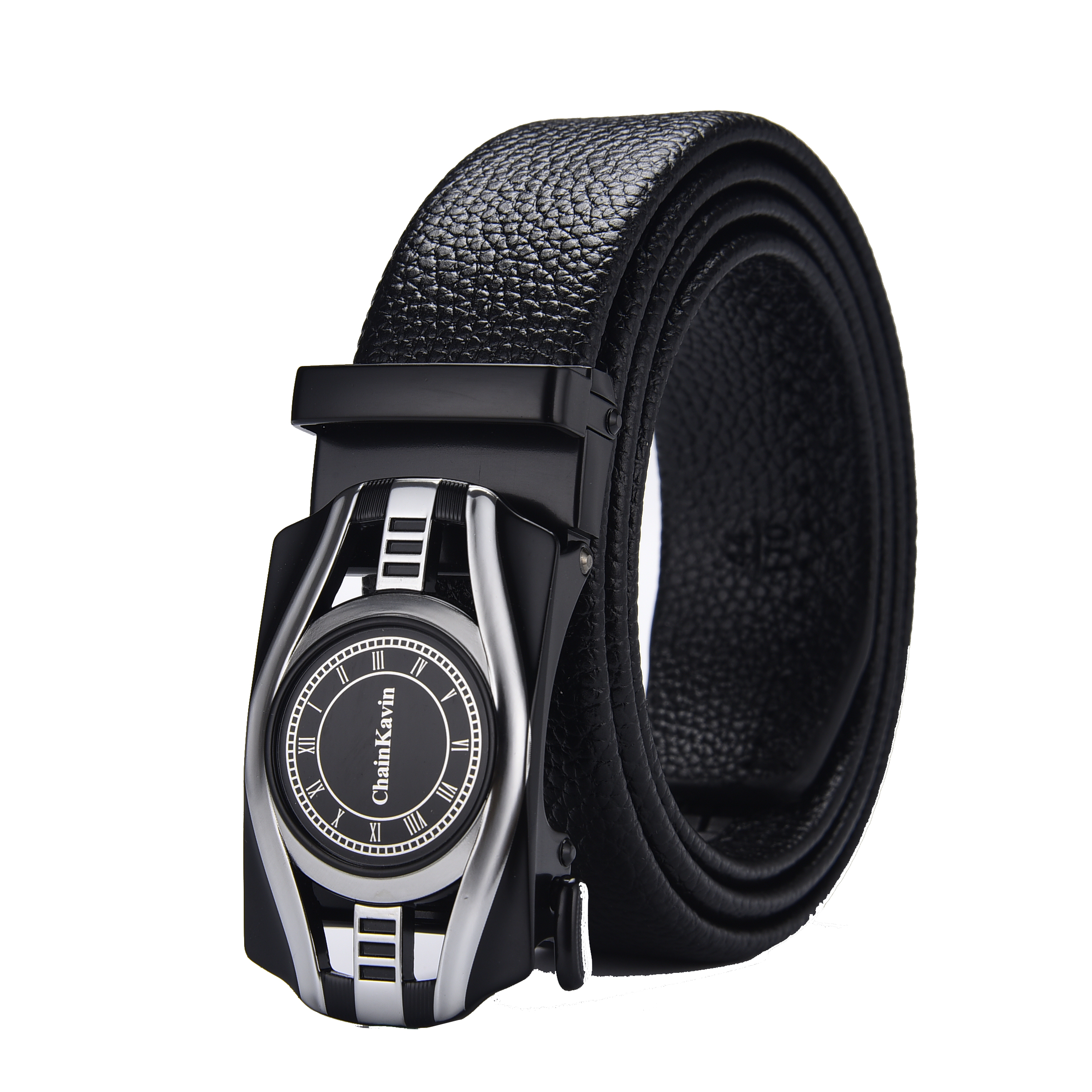 ChainKavin男自动扣真皮皮带【含礼盒】