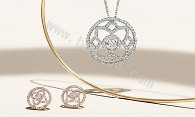 伟德国际Tiffany Co(蒂芙尼) 18K白金十字架镶钻项链