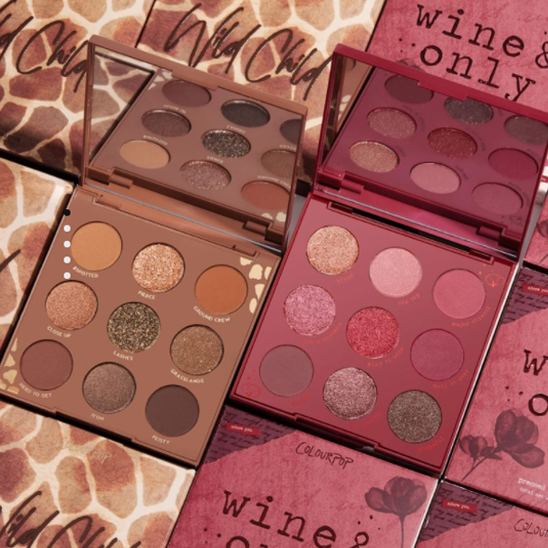 ColourPop 卡拉泡泡wild for wine眼部彩妆套组，5折$13