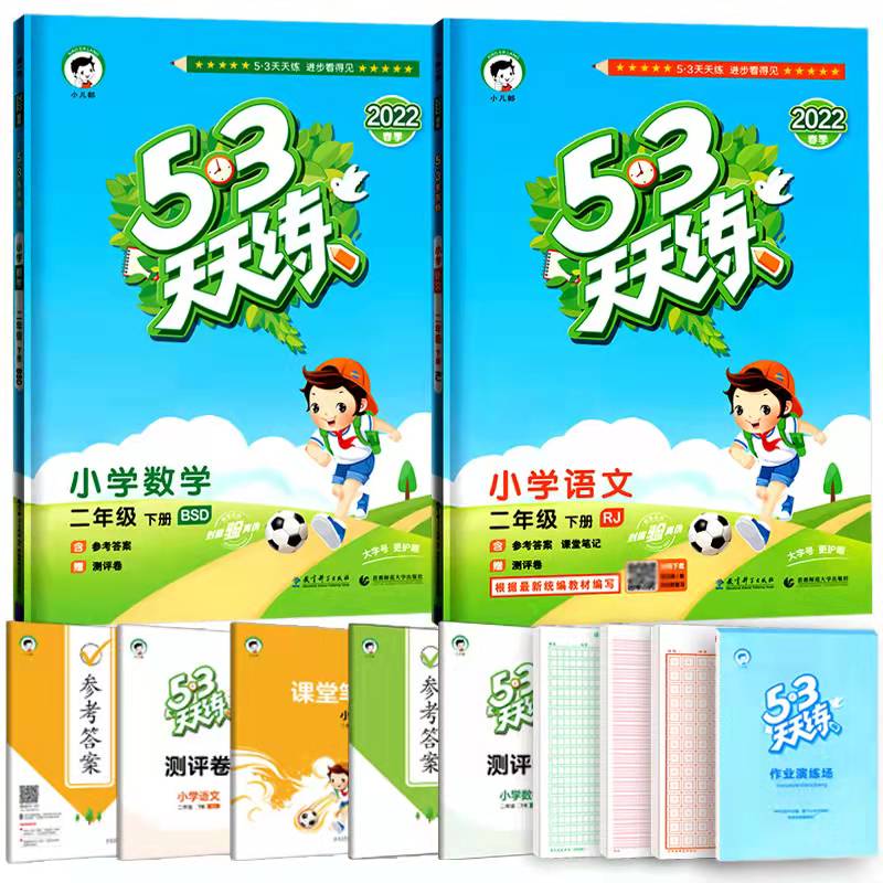 53天天练二年级下册同步训练全套