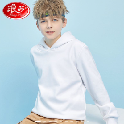 15.9元包邮！浪莎 长袖洋气男女儿童卫衣