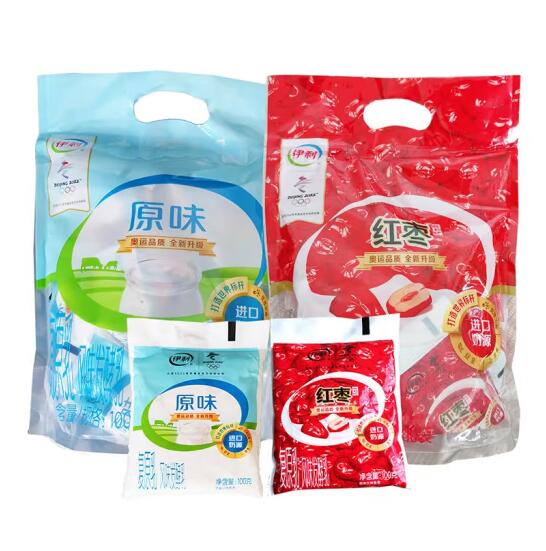 14.9元包邮！伊利 红枣大包高钙酸奶100g*10袋
