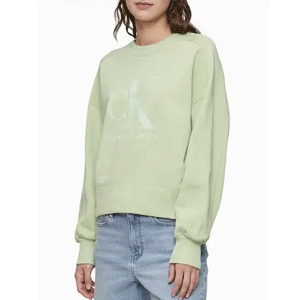 Calvin Klein  logo果绿卫衣