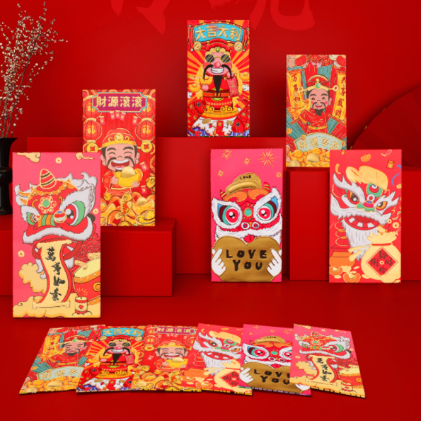 4.8元包邮！2022年虎年个性创意红包 36个装