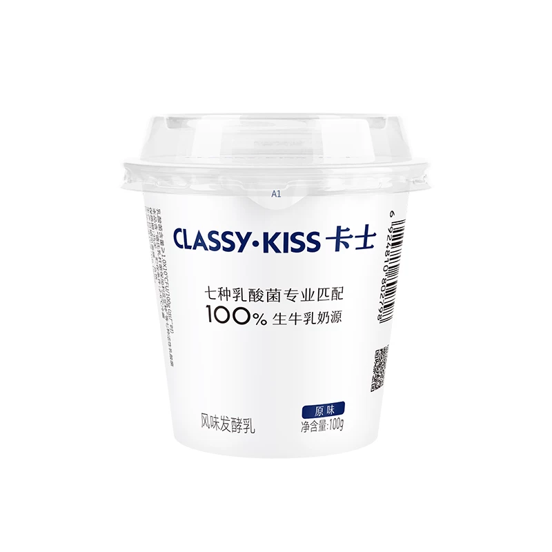 卡士100g风味发酵乳低温酸奶共24杯