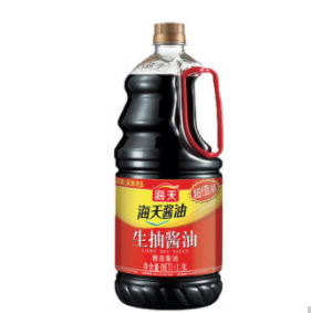 【有券的上】5.9元包邮！海天生抽酱油1.9L