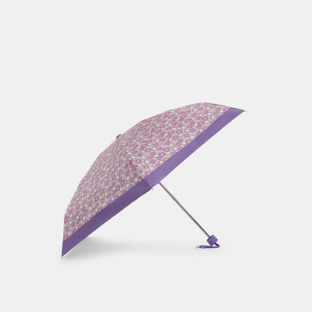 coach uv protection mini umbrella in floral print CBM51-SVY2I