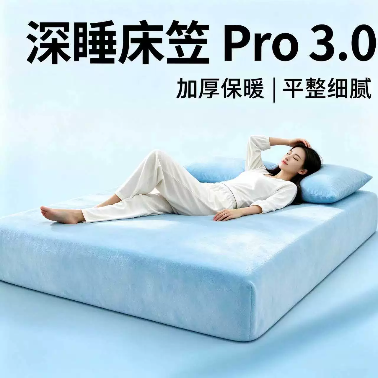 宜家牛奶绒床笠