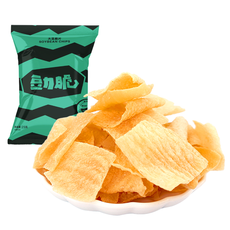 【2元小黑盒+签到】4包豆力脆网红非薯片