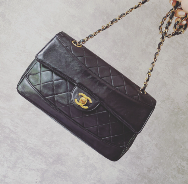 Chanel香奈儿vintage超经典cf双链条包 折后价 3150 拔草哦