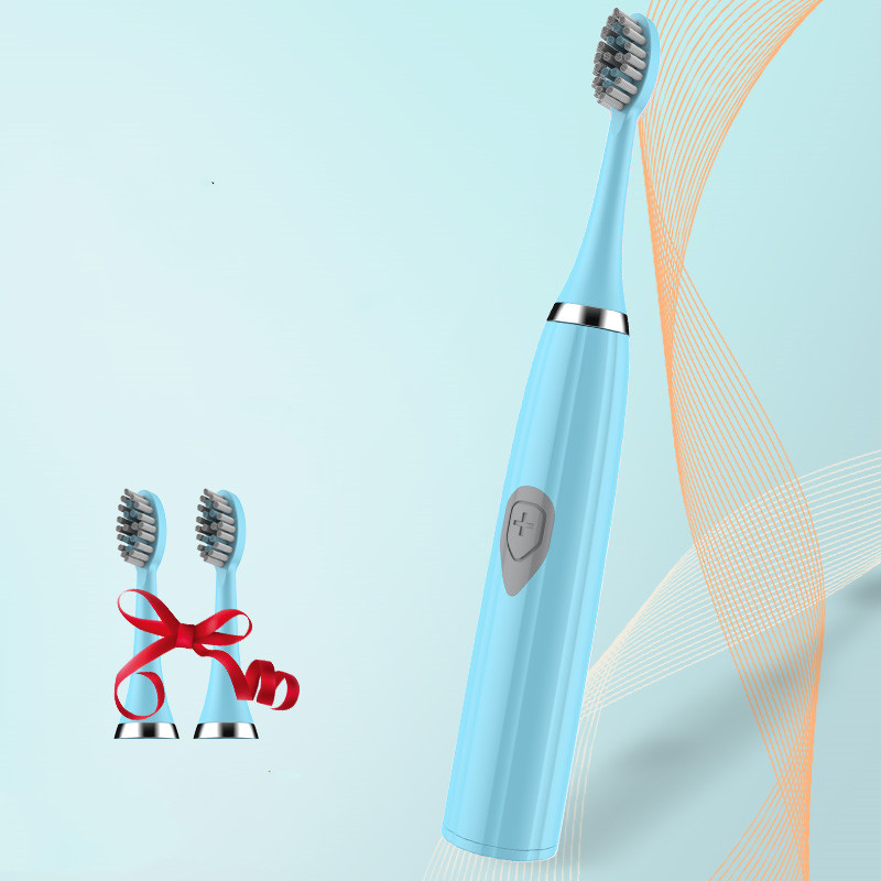 成人电动牙刷1主机+3刷头+电池