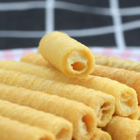 17.9元包邮！淘小妞 椰奶味蛋卷香酥夹心126支