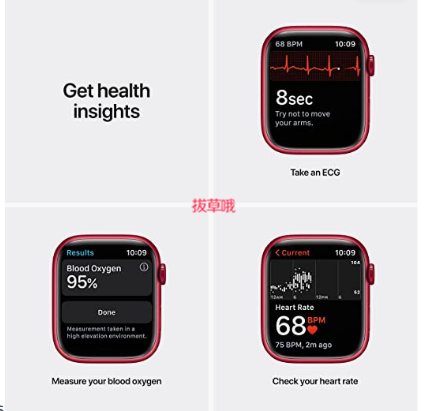 史低！Apple Watch Series 7 智能手表（GPS+Cellular 45mm）,66折