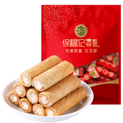 折22.77元/件！徐福记 混合口味卷心酥 结婚喜礼喜点 1000g/袋*3件