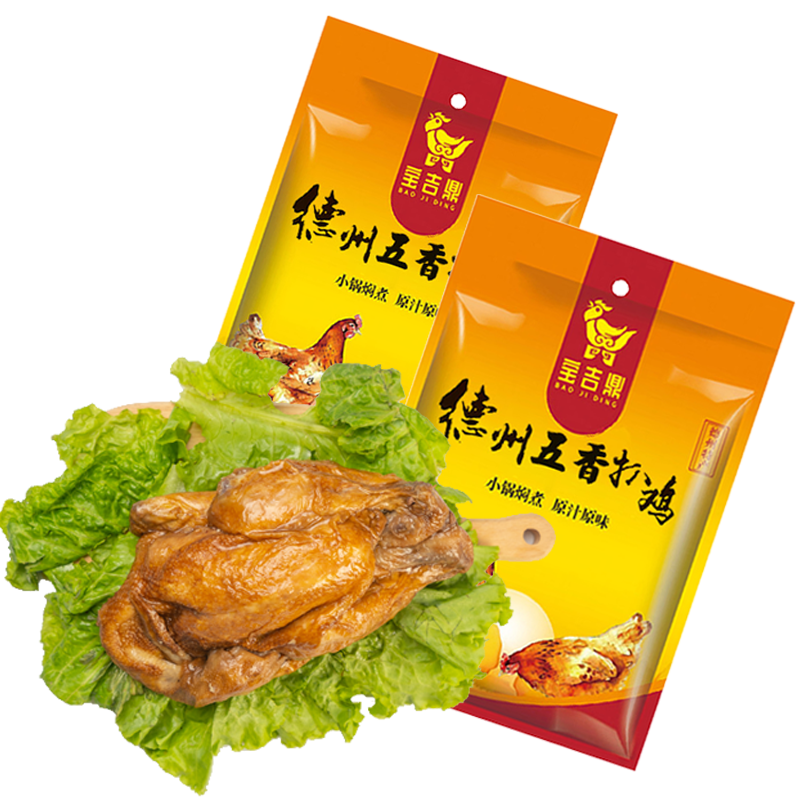 可签到！400g正宗德州五香扒鸡手撕鸡