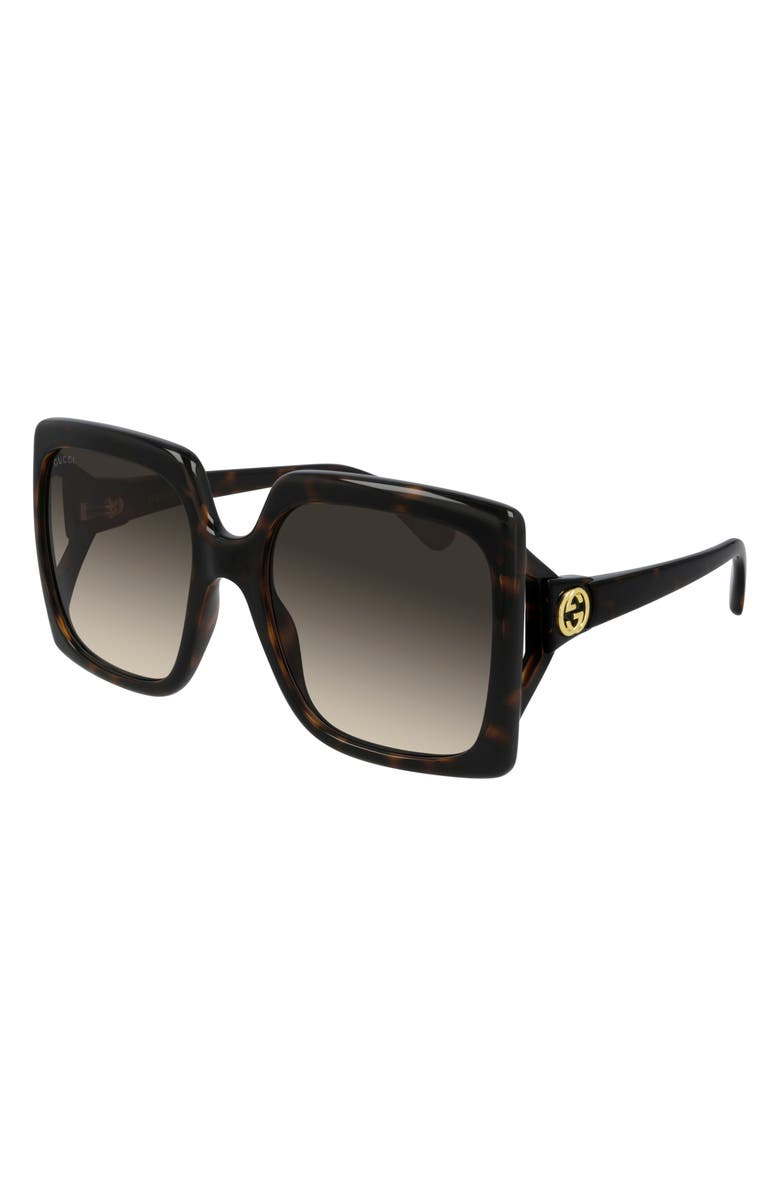Gucci 60mm Gradient Square太阳镜