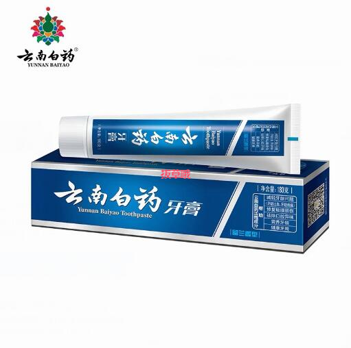 29.9元包邮！云南白药牙膏3支留兰香型540g