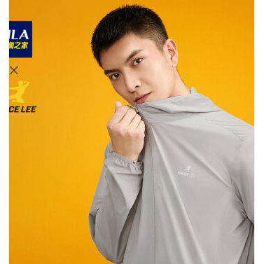 131元包邮！海澜之家 李小龙合作系列净色休闲夹克男