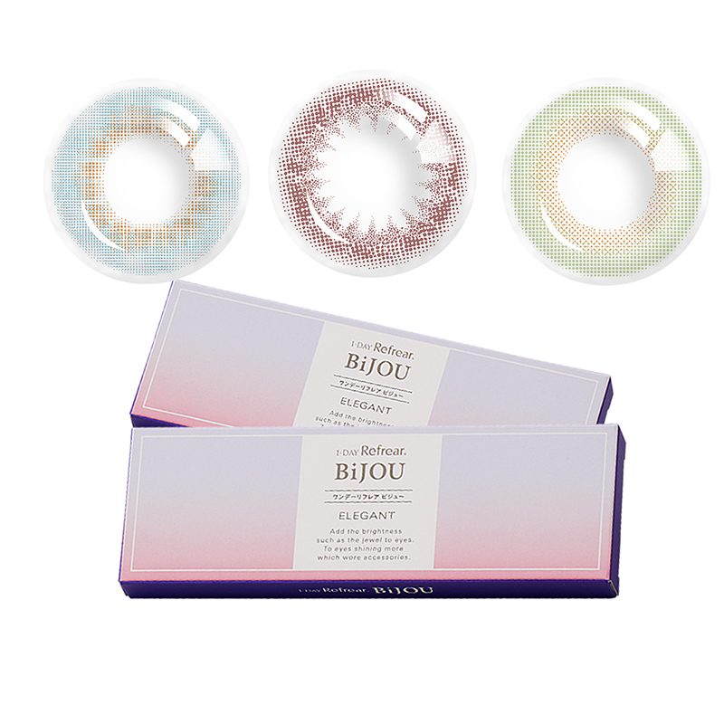 日本elebelle混血彩色美瞳日抛10片