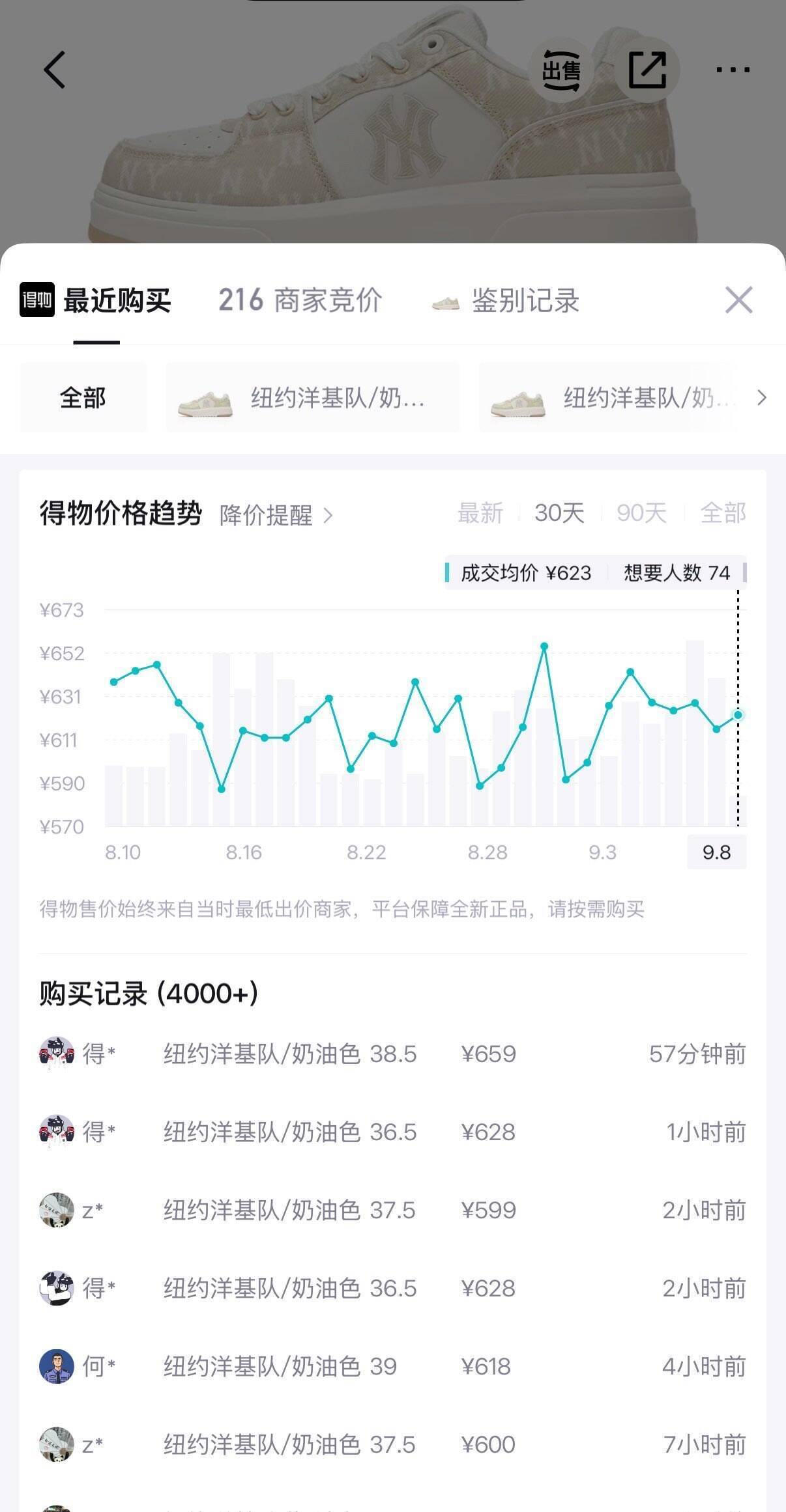MLB白黄配色棒球帽双倍礼金，消费券到手价441元