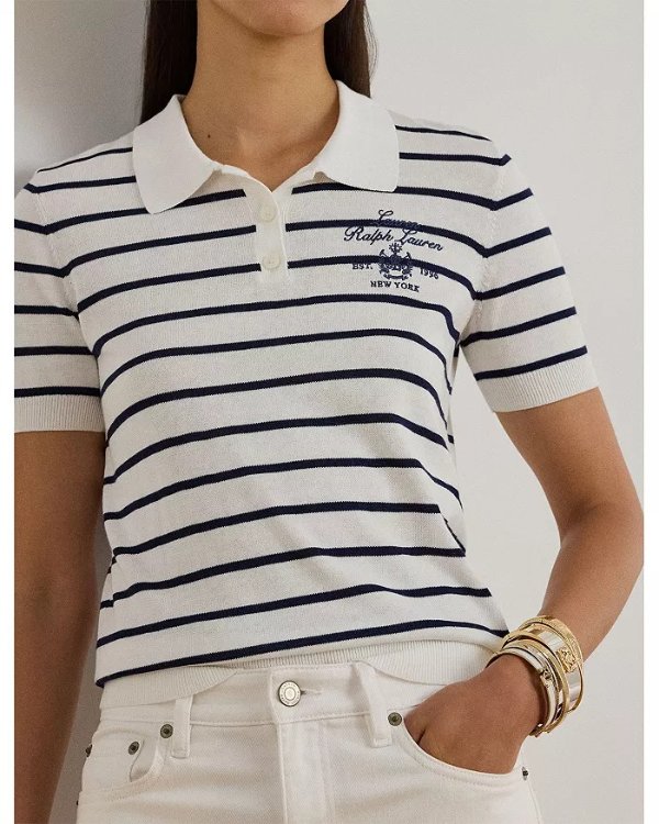 Ralph Lauren 条纹Polo针织衫