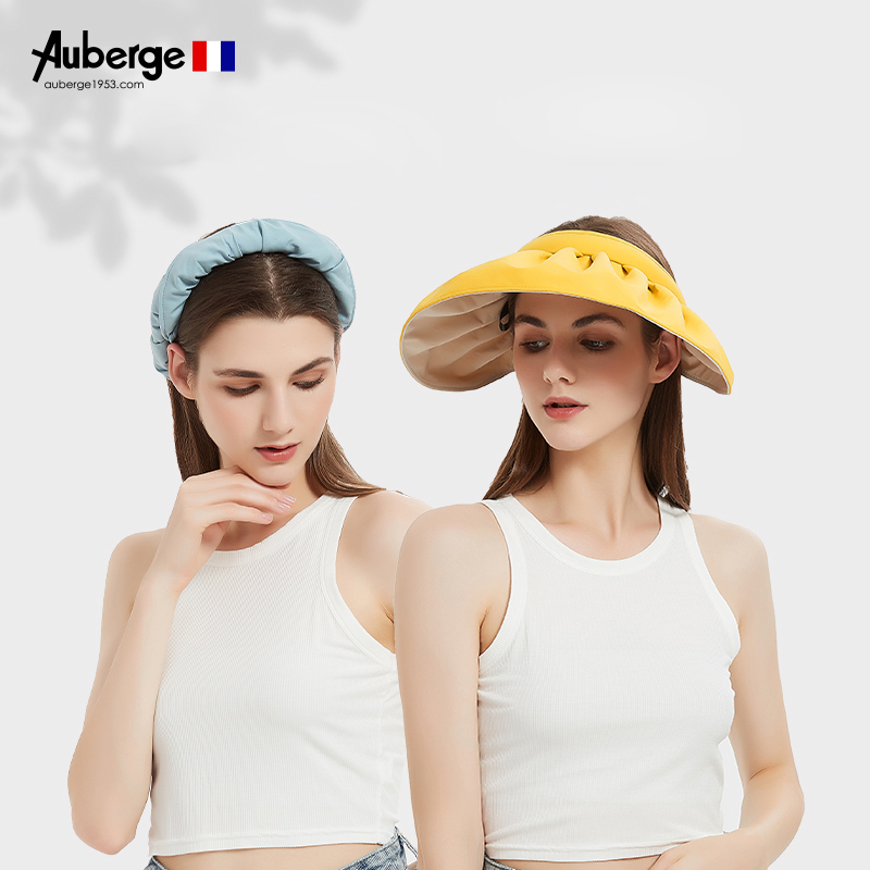 法国【Auberge】夏季防晒遮阳贝壳发箍帽
