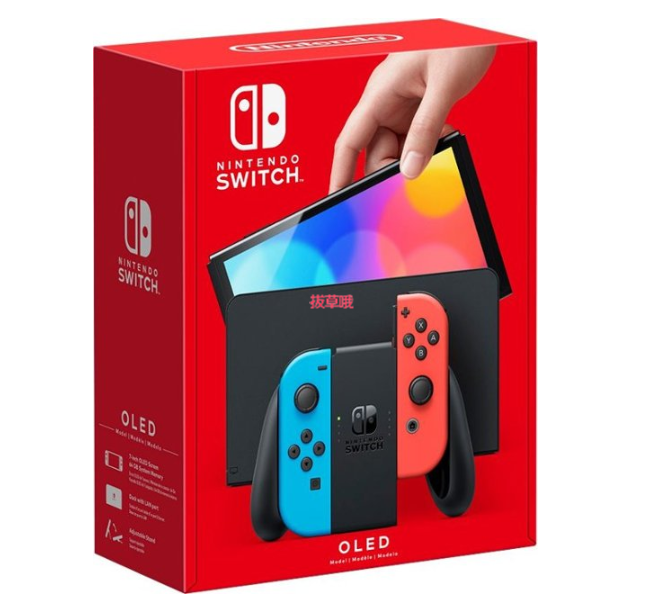 Nintendo Switch OLED 红蓝配色,售价$349.99 - 拔草哦
