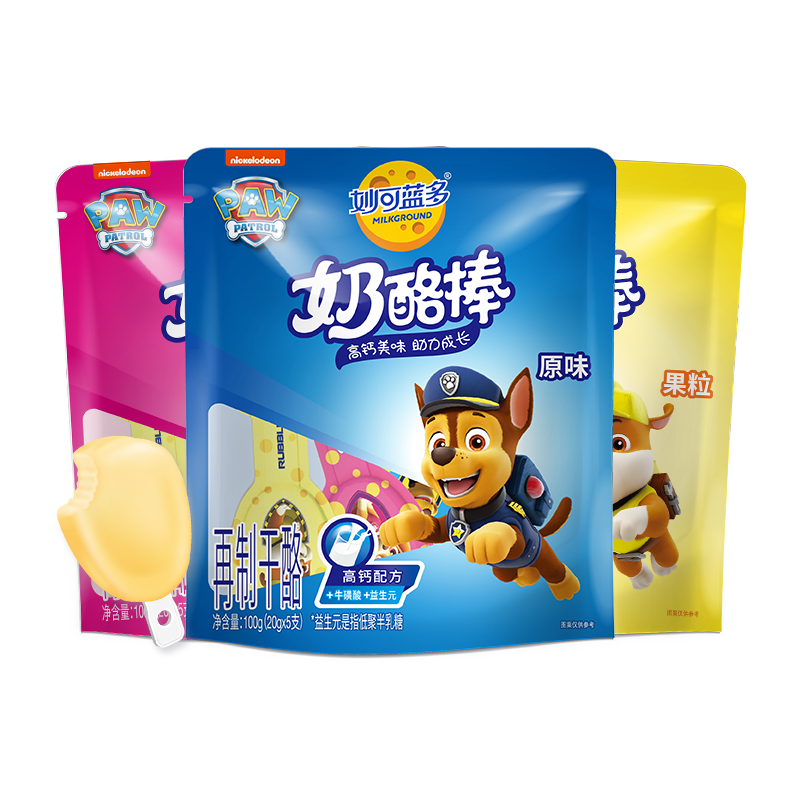 拍15件！妙可蓝多汪汪队奶酪棒1500g