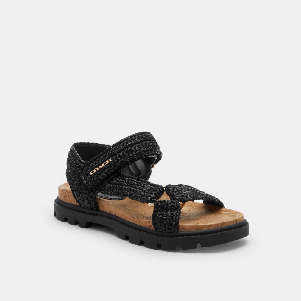 coach sport sandal CBM81-BLK
