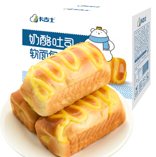 28.73元包邮！卡吉士 面包400g/箱*3