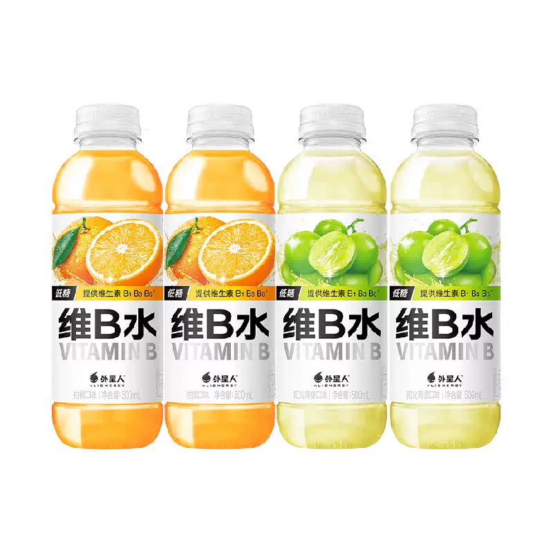 外星人维B水柑橘青提4瓶500mL