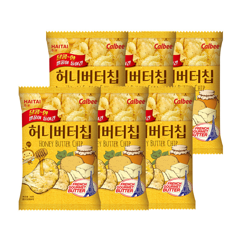 卡乐比海太薯片韩国原装进口6包装