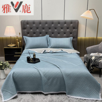 69.9元包邮！雅鹿凉感丝冰淇淋夏凉被200cm*230cm