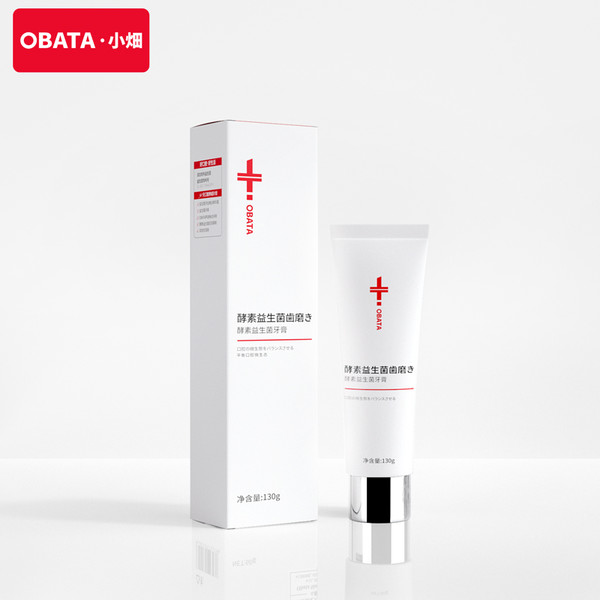 OBATA益生菌美白酵素牙膏130g