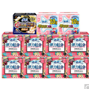 【捡漏】24.9元包邮！苏菲卫生巾女日夜组合装95片