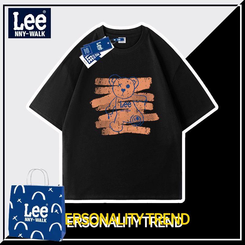 Lee网红联名款小熊短袖