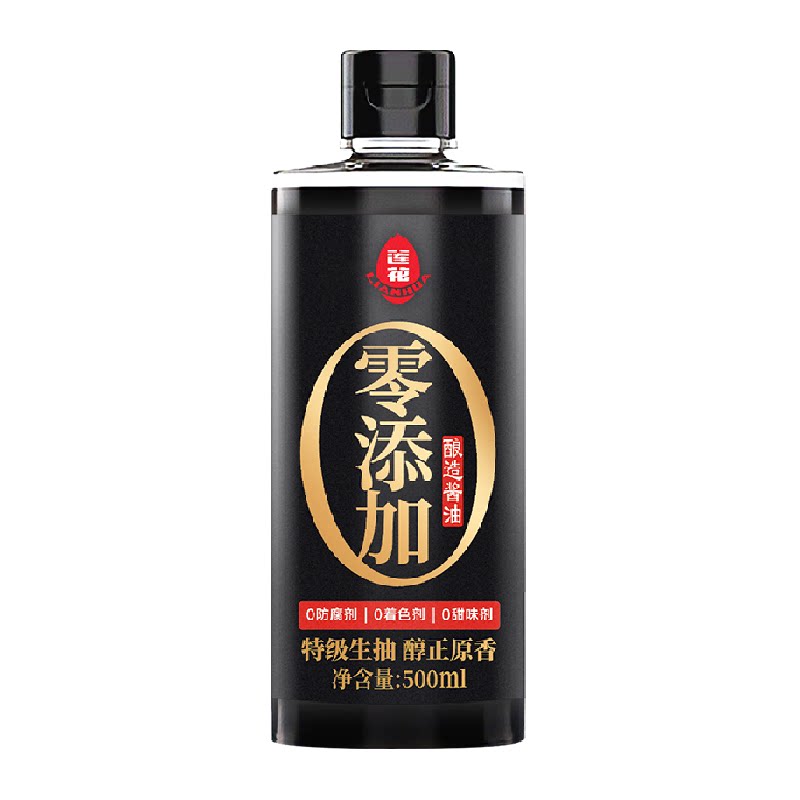 莲花生抽酱油500ml