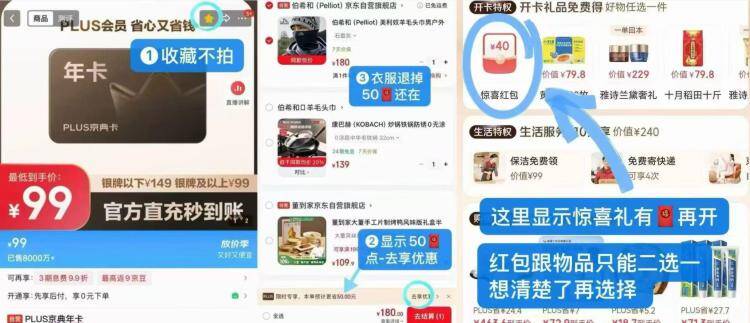 京东Plus年卡39-49元，部分号开通即送50元红包