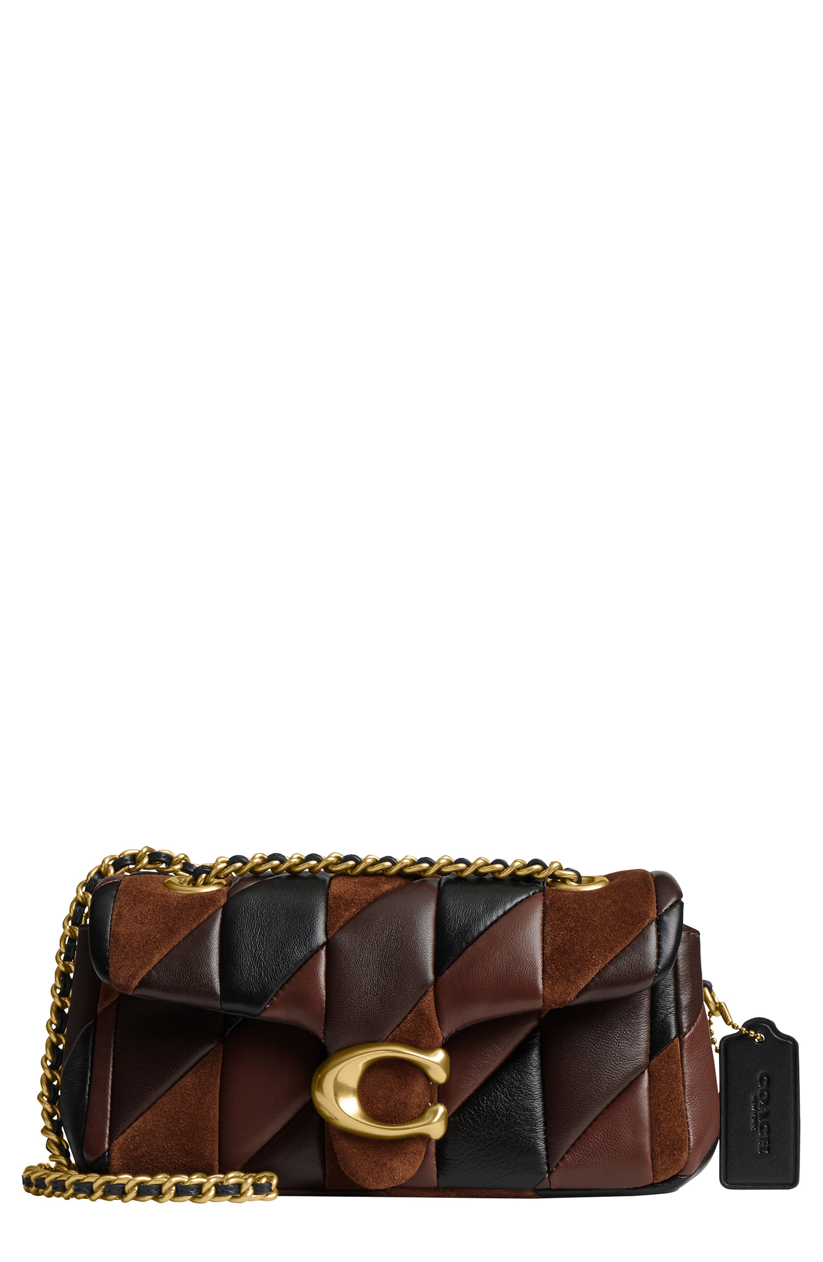 COACH Tabby 20 Quilted Patchwork 蔻驰单肩包 B4/Maple Shadow Brow