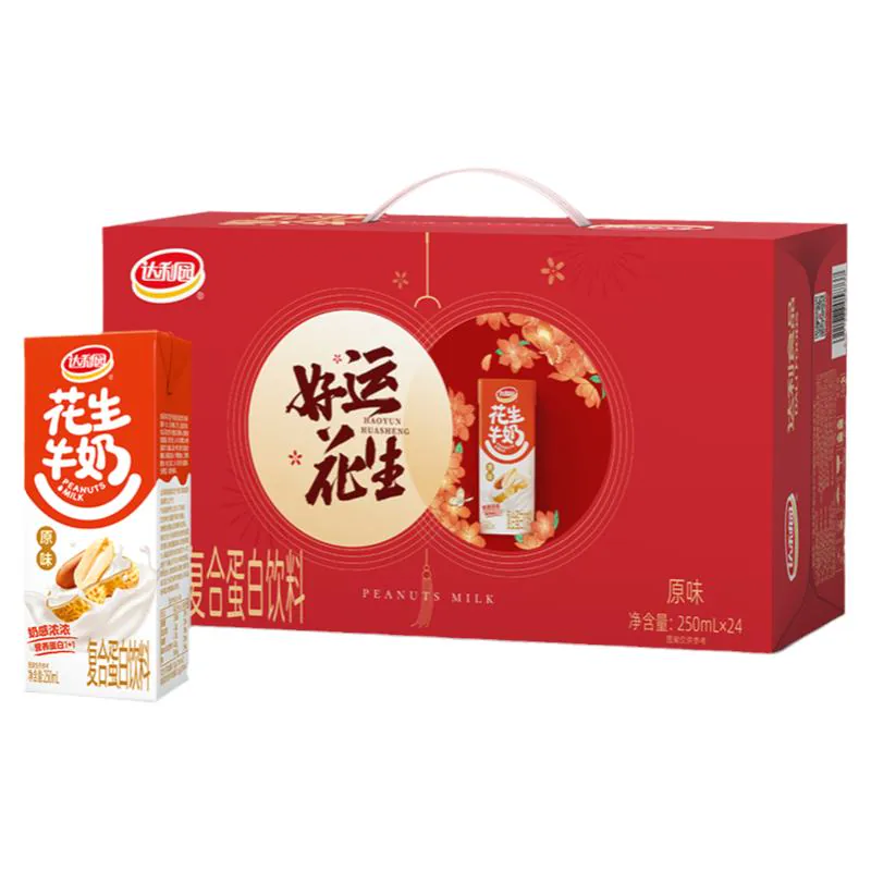 达利园花生牛奶250ml×24盒