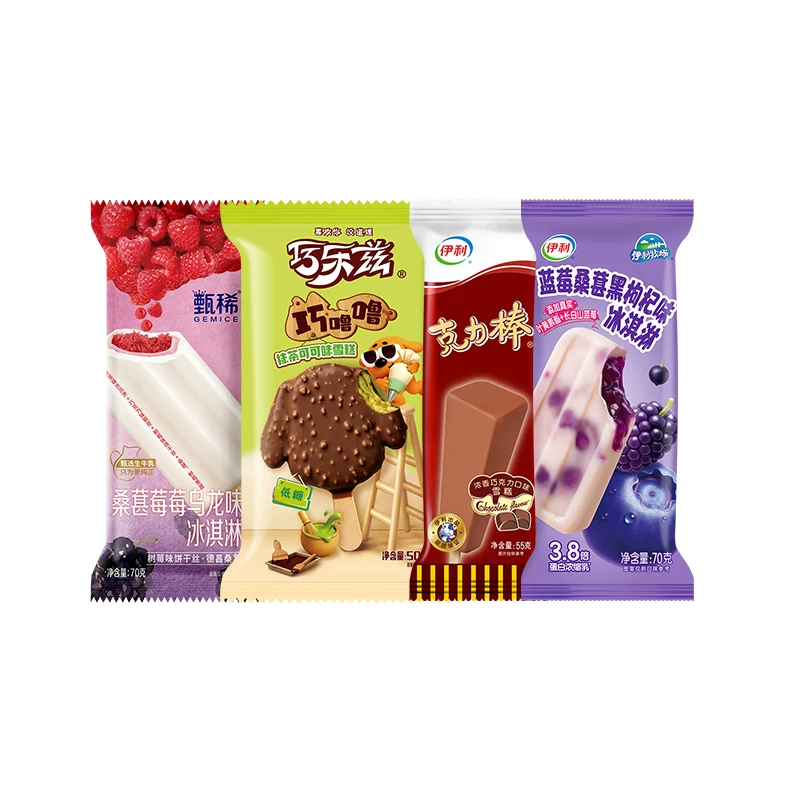 伊利冰淇淋桑葚莓莓巧噜噜组合装26支