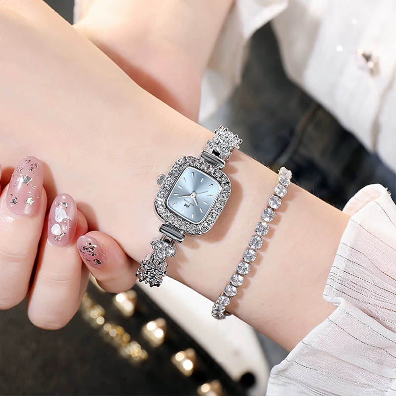 【情人节礼物】DOM联名JM轻奢满钻女表