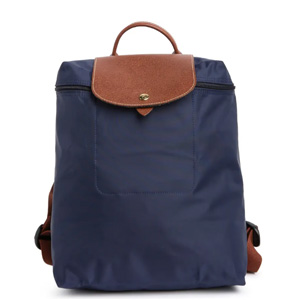 补货longchamplepliage珑骧海军蓝双肩包