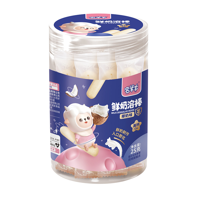 稳签到！宅羊羊鲜奶酥脆饼干磨牙棒