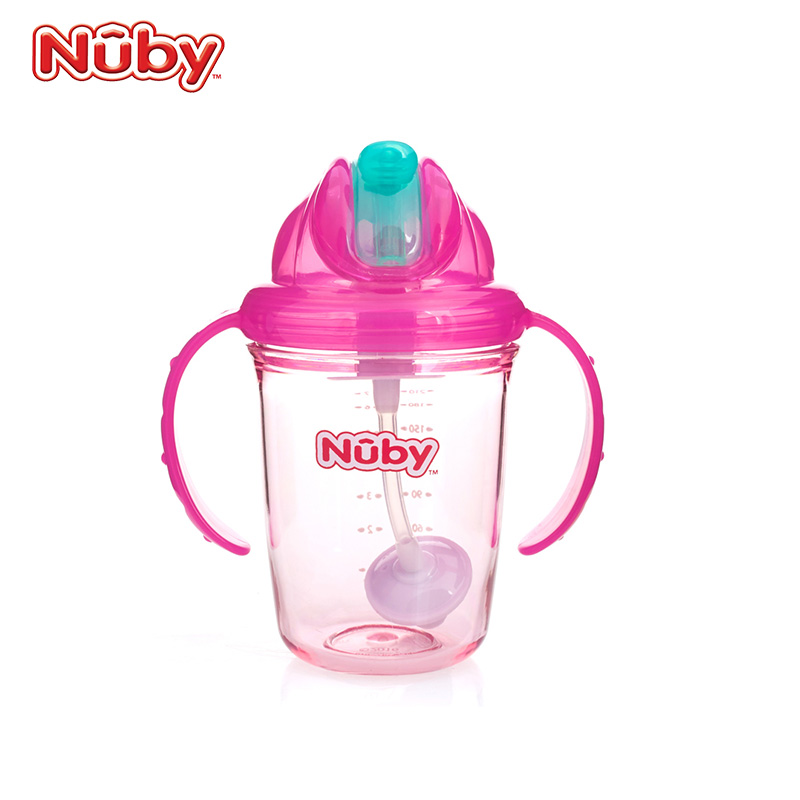 Nuby努比婴儿学饮杯防漏防呛宝宝啜饮喝