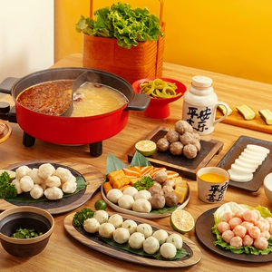 【任选10件包邮】三全火锅丸子牛肉墨鱼丸香菜猪肉丸鱼豆腐脆骨丸