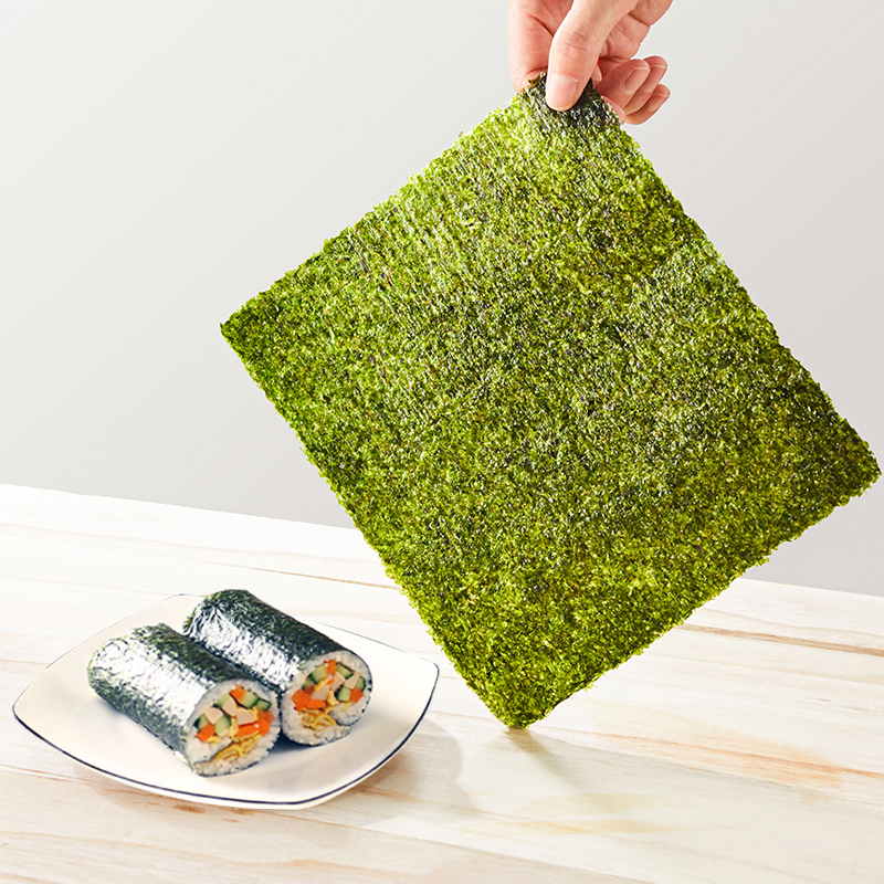 【苔小君】无添加即食寿司海苔片10片